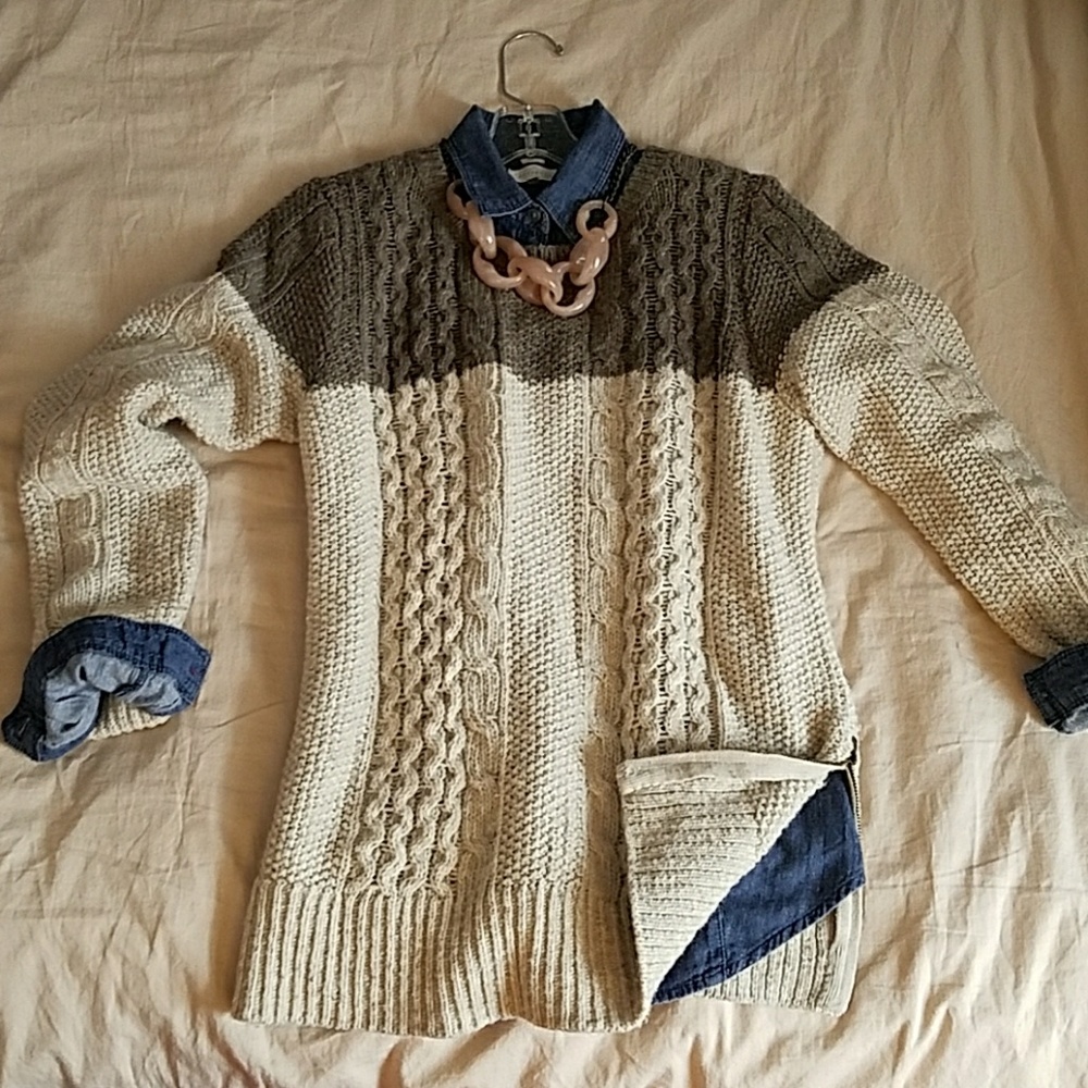 Banana Republic factory fisherman sweater